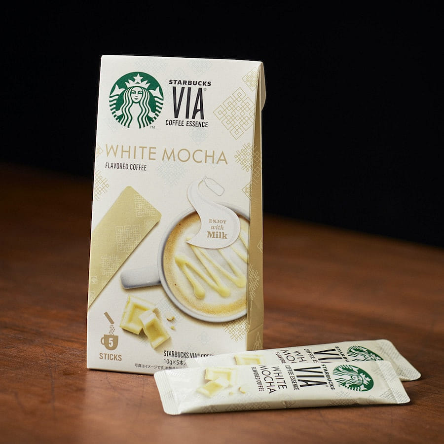 スターバックスコーヒー　ヴィア　ホワイトモカ 日本直送」スターバックス・日本限定 ヴィアコーヒーエッセンス