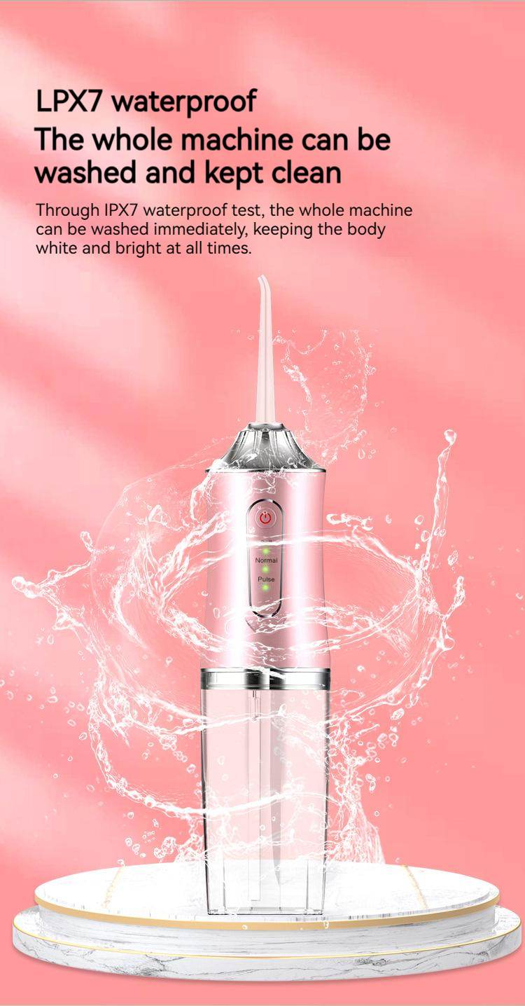 Wantou｜USB Electric Dental Flusher A8A10 Pink - Weee!