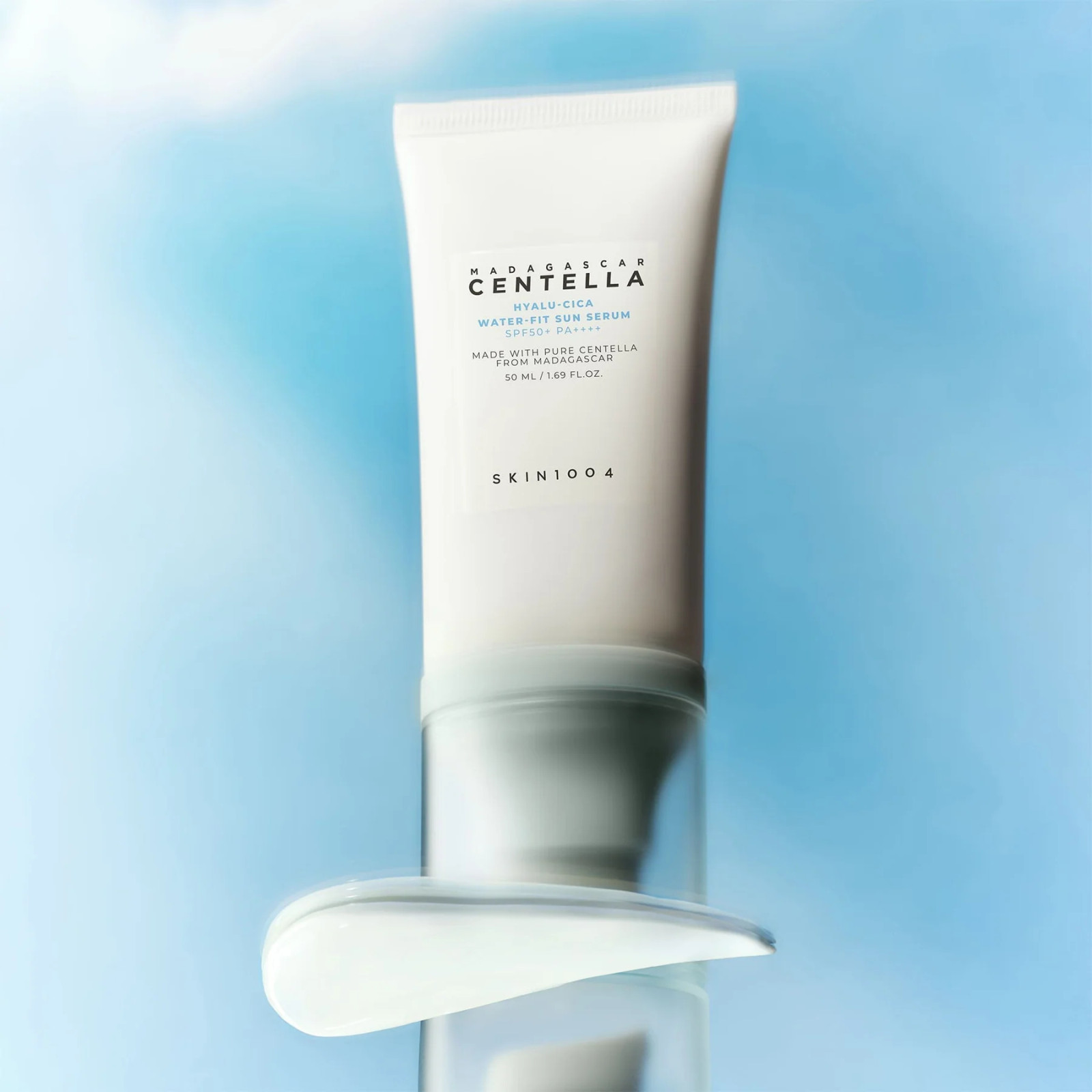 韩国SKIN1004 马达加斯加积雪草透明质酸-Cica水感防晒精华 SPF50+ PA++++ 50ml