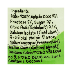모구모구 코코넛젤리 멜론 음료 10.8 액량 온스