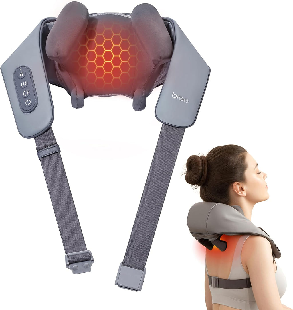 Get Breo Shiatsu Neck and Shoulder Massager with Heat 1 each
