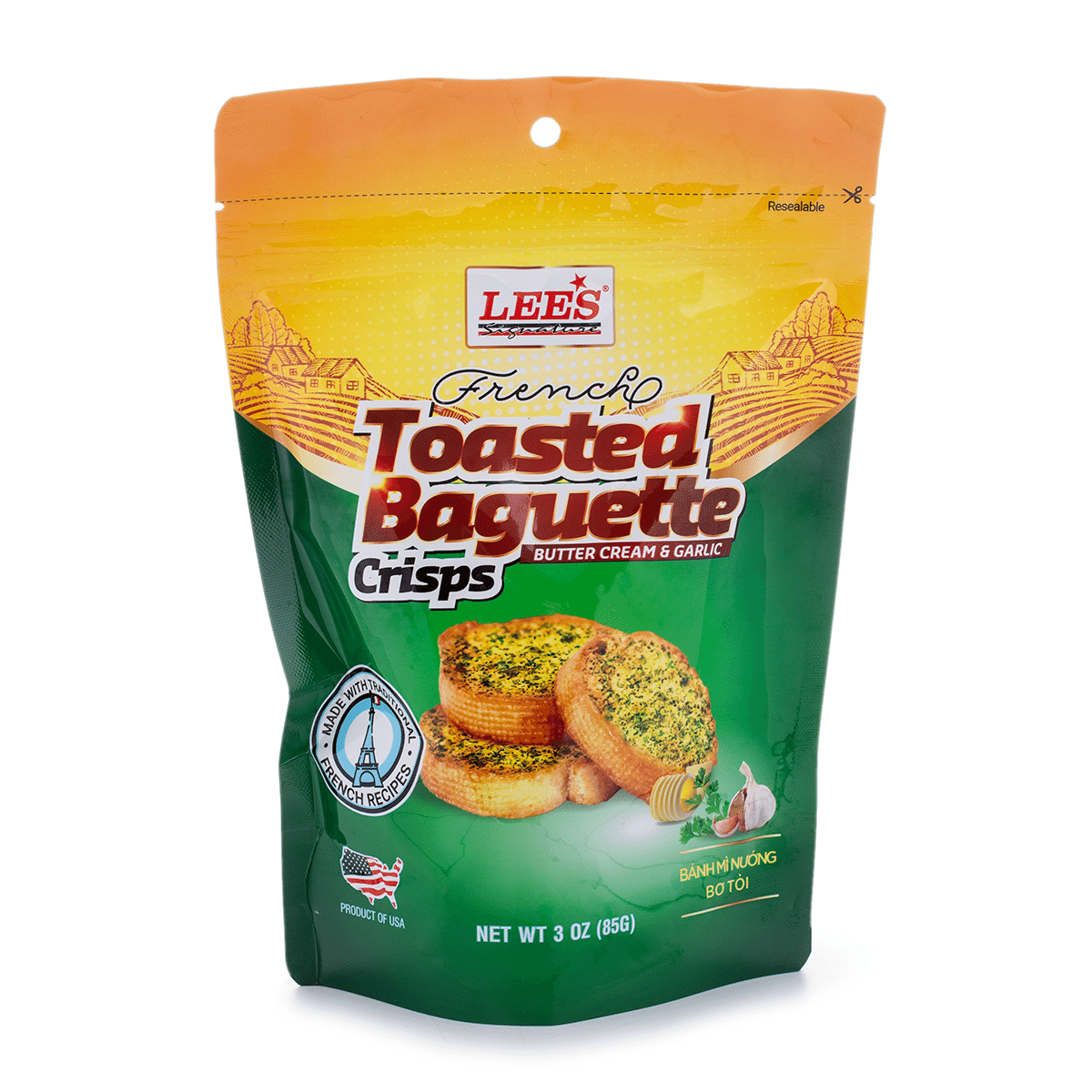Bánh Mì Nướng Bơ Tỏi Lee's French 85 g