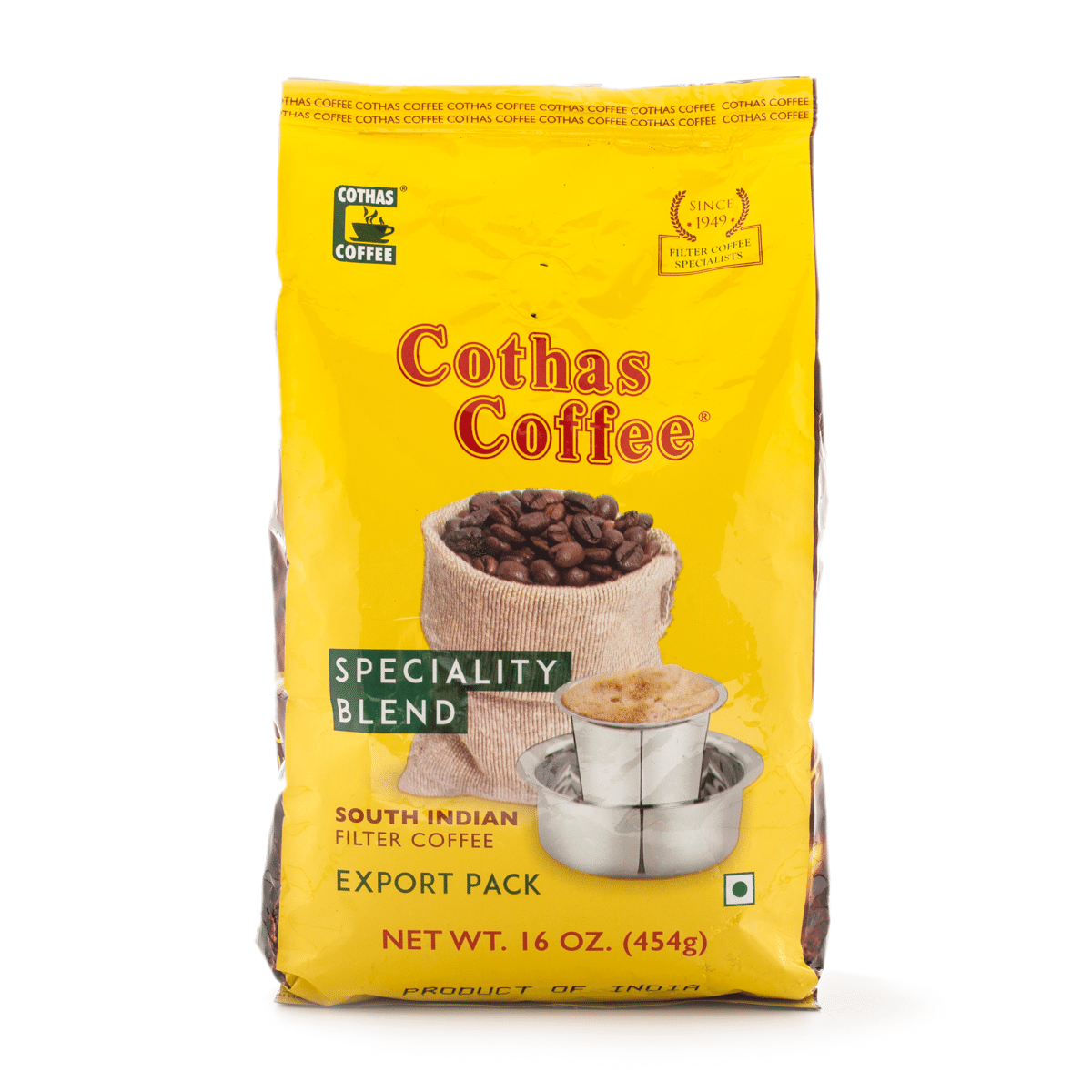 Cothas Coffee เบลนด์พิเศษของกาแฟและชิกโครี 16 ออนซ์