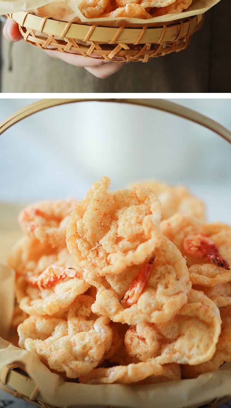 手作健康零食【小辣 樱花虾米饼】非油炸谷物米饼脆 45克 本宫饿了同款