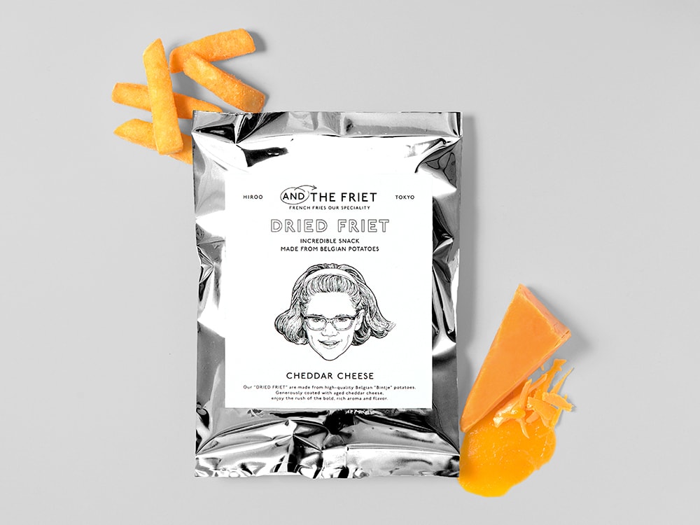 DHL直发【日本直邮】网红最IN薯条 AND THE FRIET 车打芝士口味薯条 60克