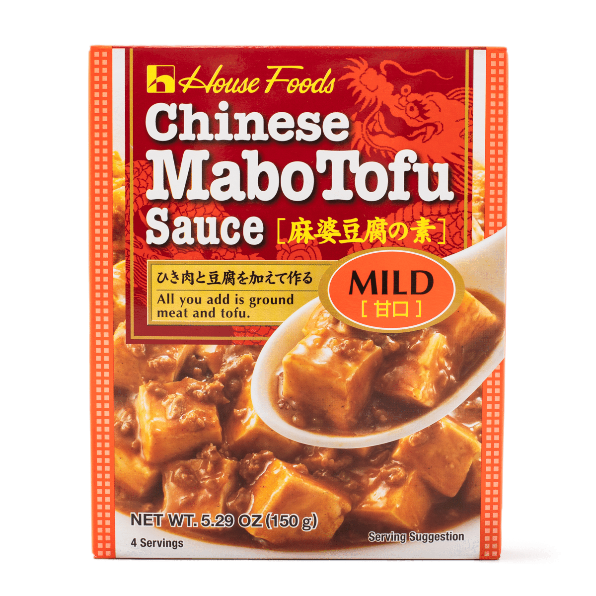 Sốt Đậu Hũ Mabo Trung Quốc House Foods, Cay Ít 5.29 oz*30 pack
