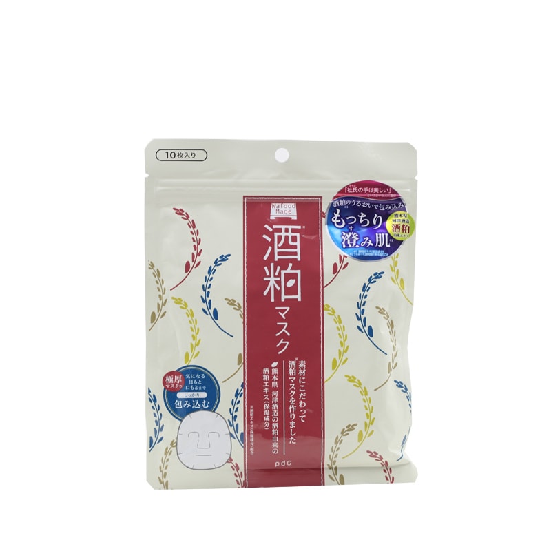 【日本直郵】 PDC 酒粕面膜 新款片狀面膜貼保溼提亮 10片