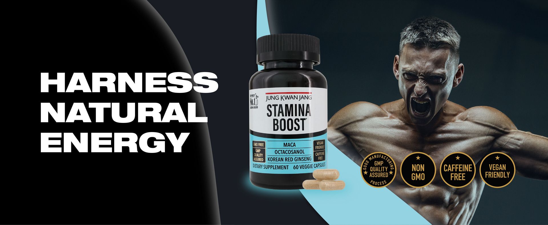 Stamina Boost Maca Octacosanol And Korean Red Ginseng Capsule JungKwanJang