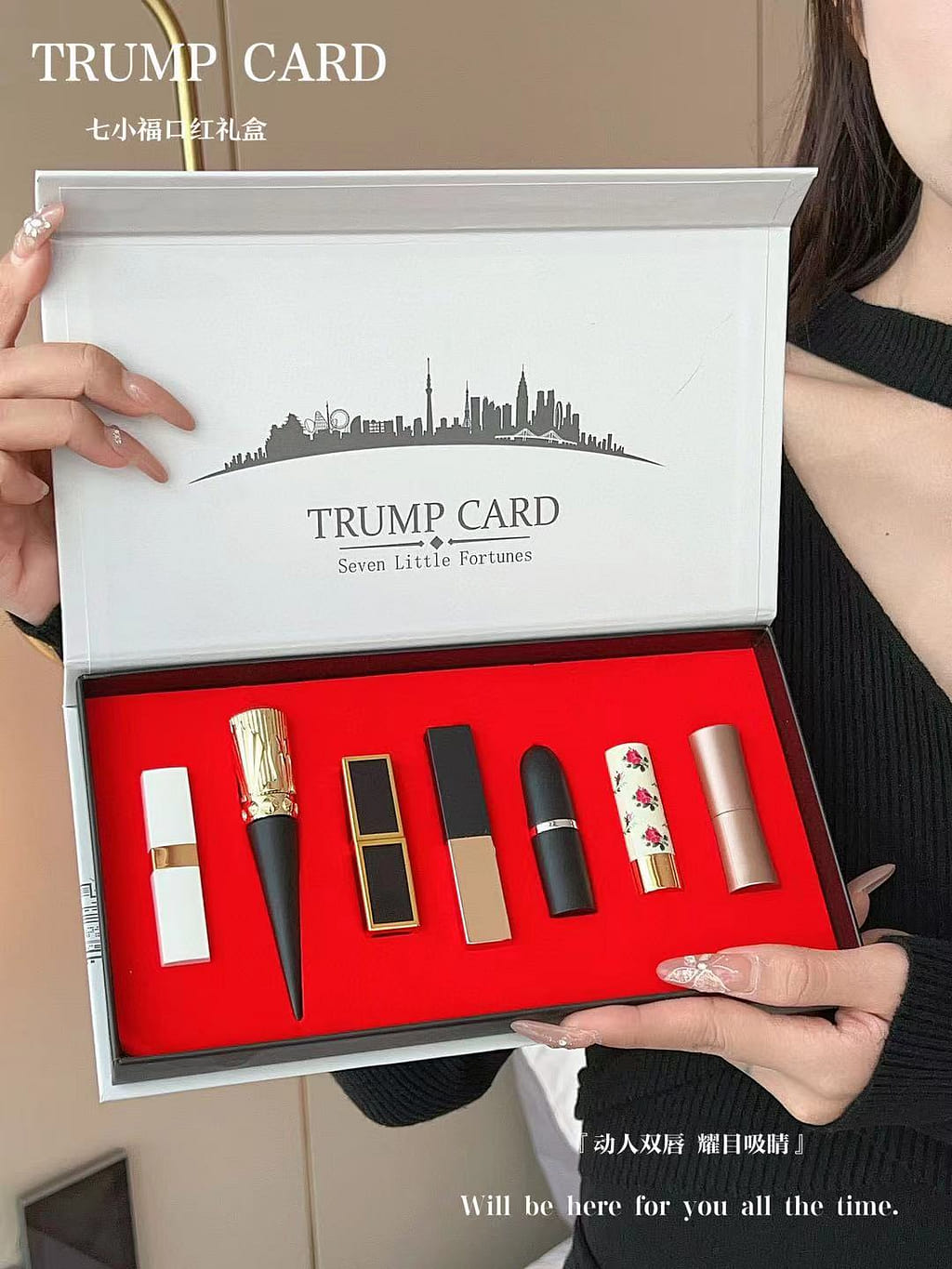 TRUMP CARD Seven Little Fortunes Lipstick Gift Set - Weee!