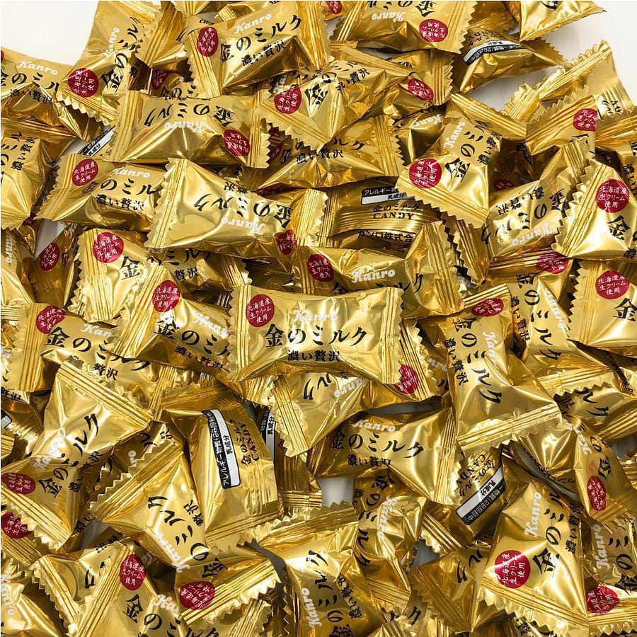 カンロ 濃い贅沢 金のミルク 80g - Weee!