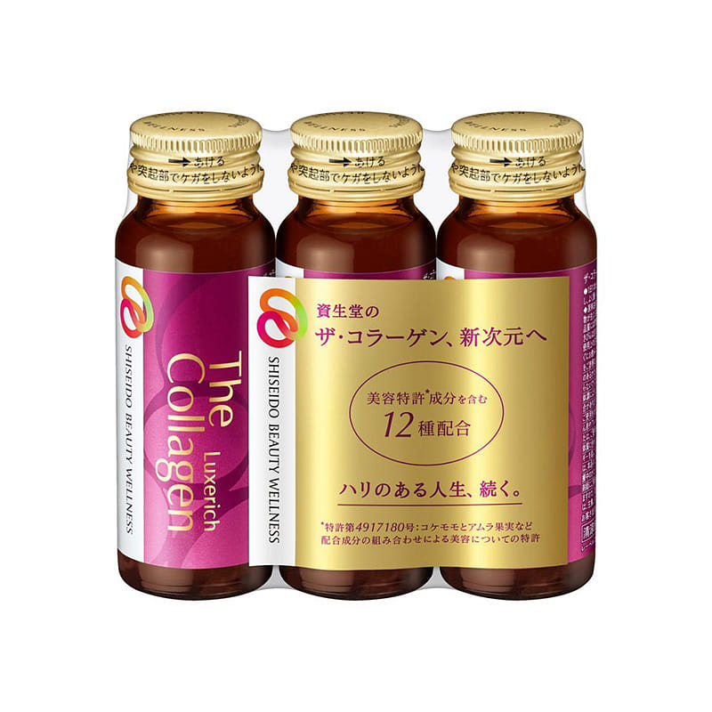 資生堂 ザ・コラーゲン リュクスリッチ ドリンク 50mL×3本 - Weee!
