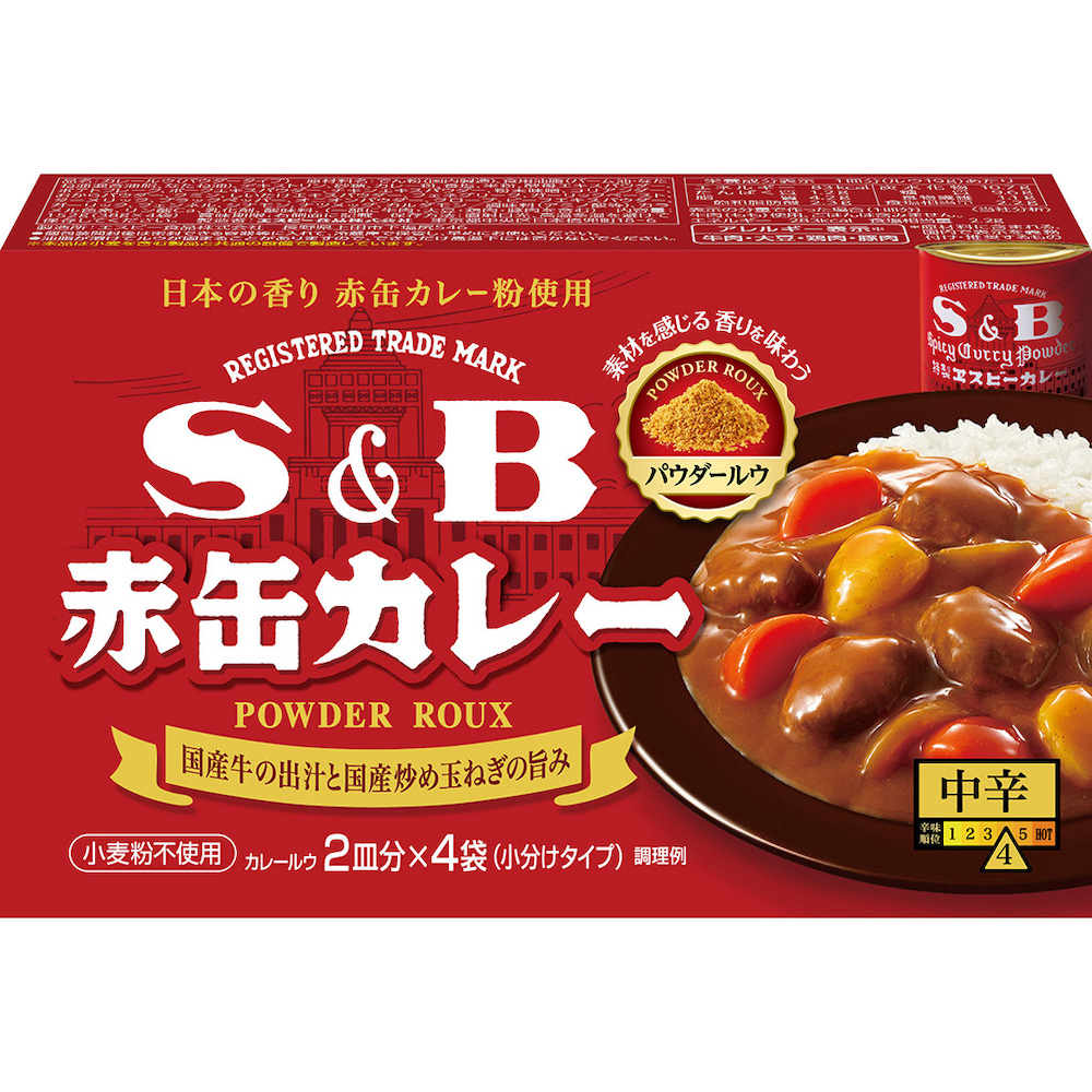 Canned Roux Get S&B Red canned curry powder roux medium spicy 152g Delivered | Weee ...