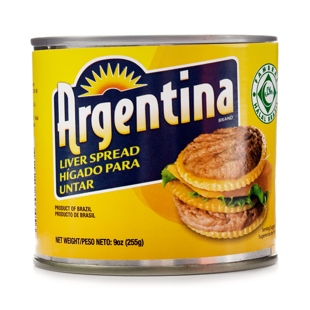 Argentina 牛肝脏罐头 9 盎司