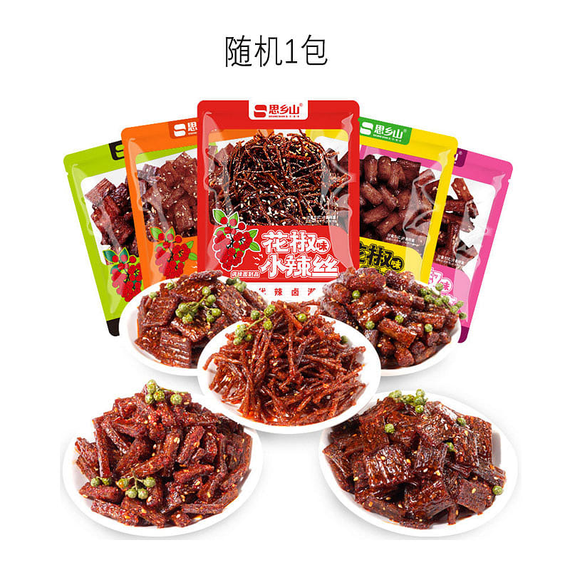 Sixiangshan Random Pepper Latiao 1 Pack 20 g