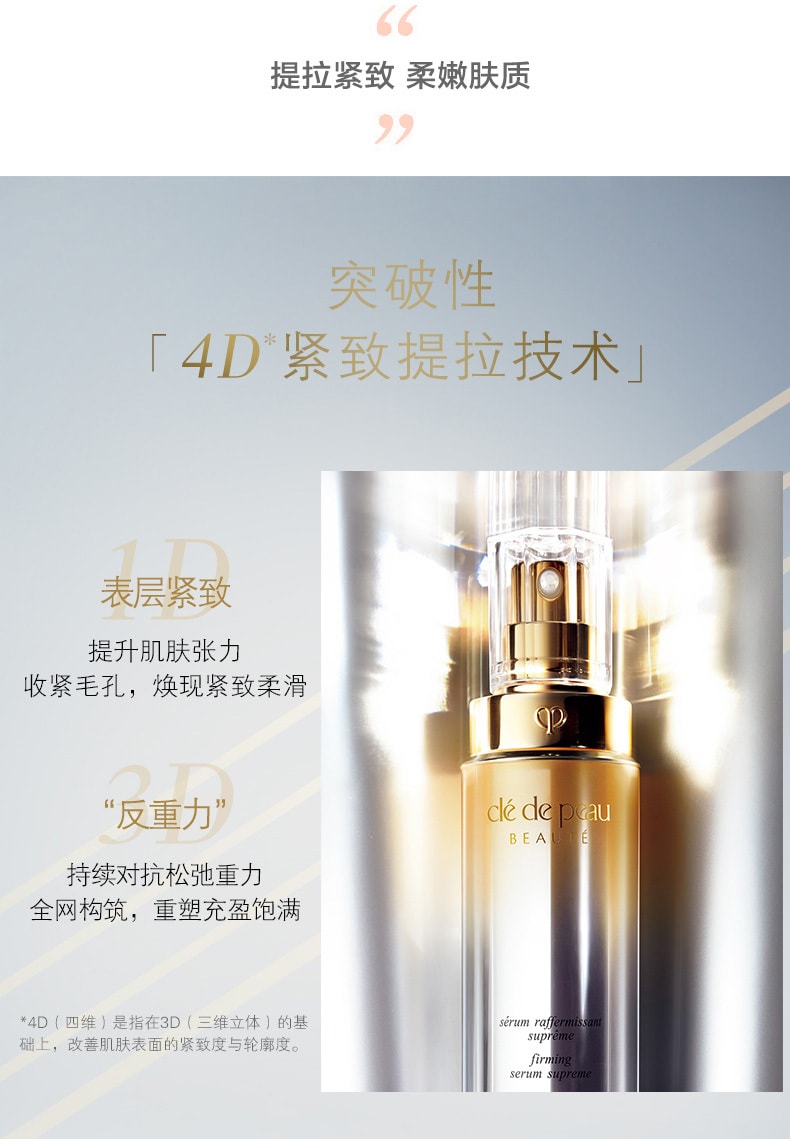 【日本直邮】日本本土专柜版 CPB 肌肤之钥 4D立体紧颜补水提拉 紧致精华40ml