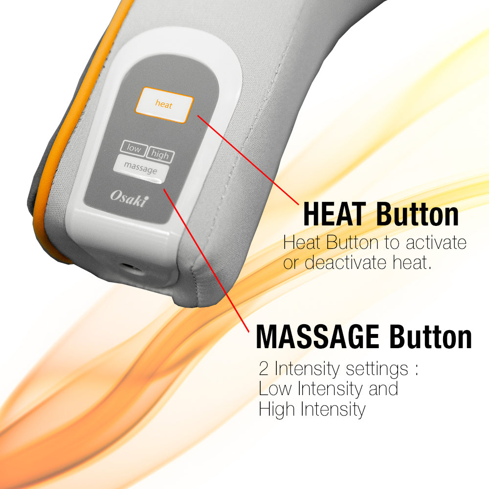 Heat button, Massage Button