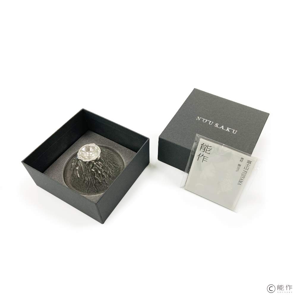 Sake Cup - FUJIYAMA Silver-7