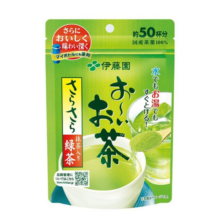 商品详情 - [日本直邮]   ITOEN 伊藤园 绿茶粉 天然速溶冷热 50杯 40g - image0