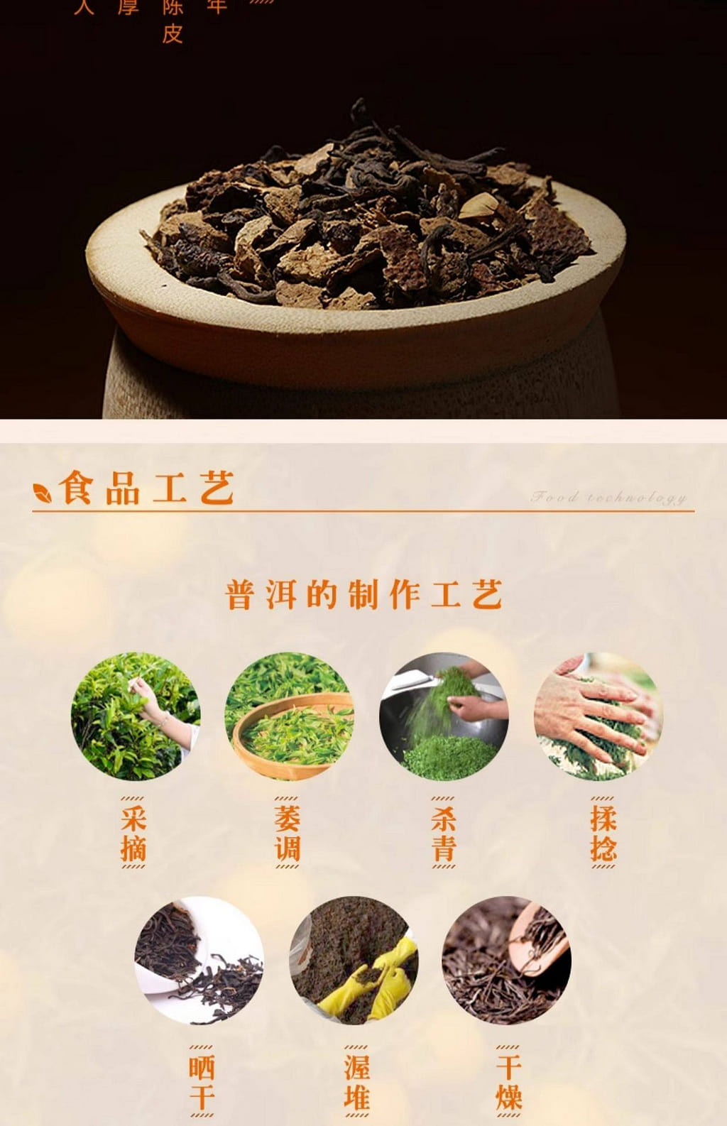 茶里陈皮普洱茶3g*18袋/1盒54 克- Weee!