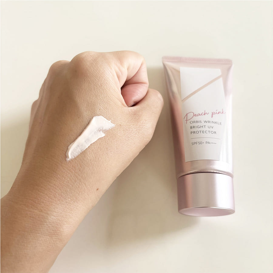 Get Orbis Wrinkle Bright UV Protector Peach Pink 50 g Delivered