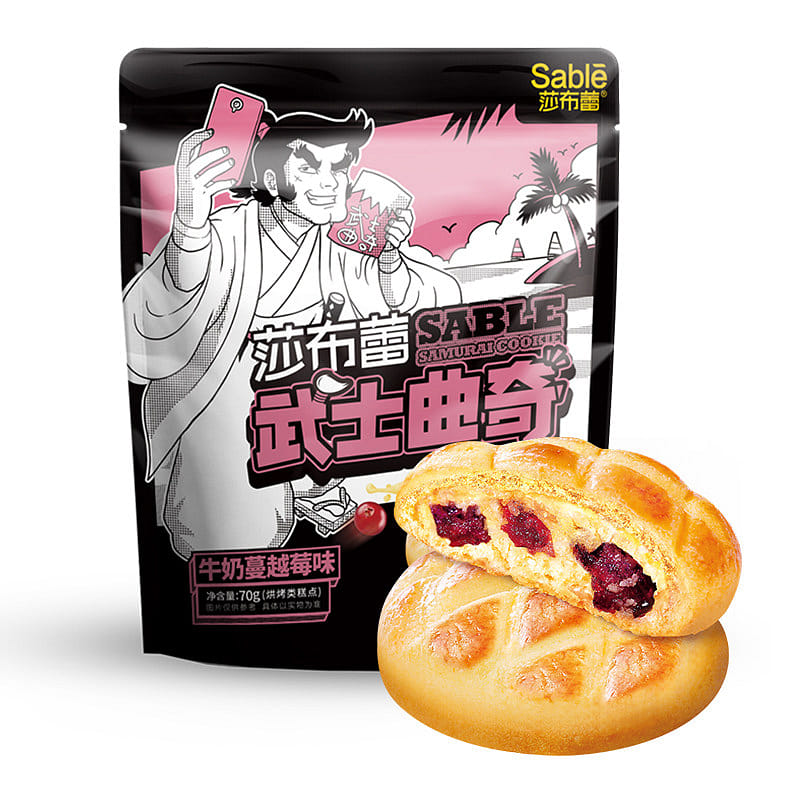 莎布蕾 밀크크랜베리무사쿠키 70g*1 70 그램