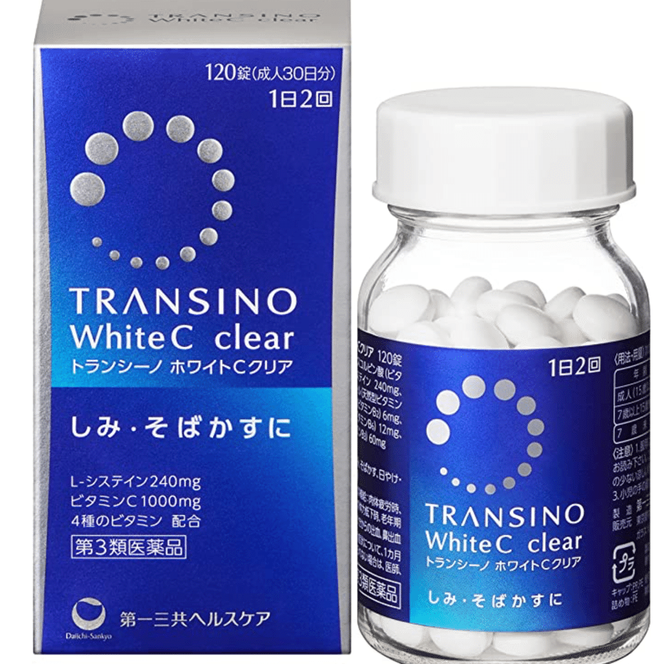 Daiichi Sankyo Vitamin C Whitening Pills 120 Tablets 1 กล่อง