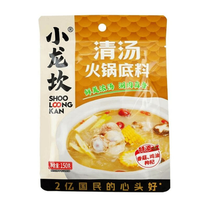 Xiaolongkan Clear Broth Hot Pot Base,150g*1pack 150 g