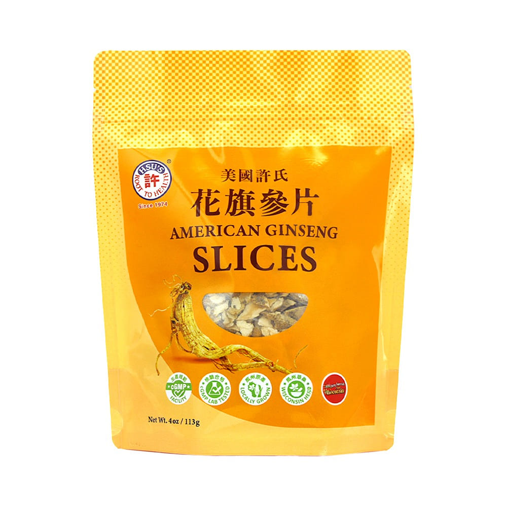 HSU'S GINSENG Mixed Medium-Small Slices 4oz/bag 1 개
