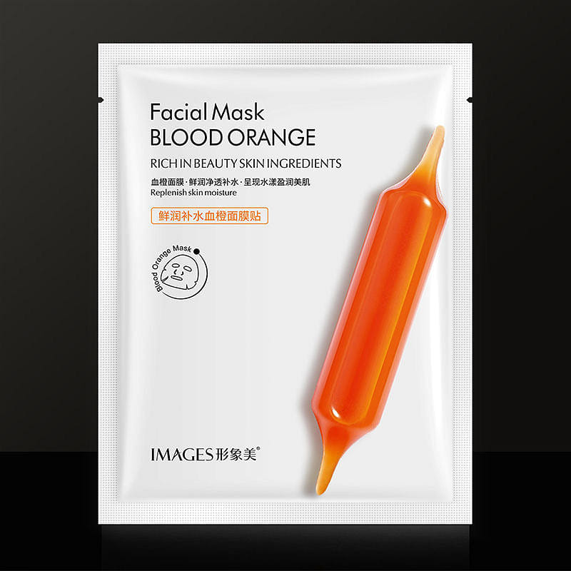 Images Facial Mask Blood Orange Delivers Hydration Beautiful Skin 1pc 1 개