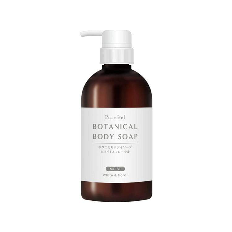 Pure Feel Botanical Body Soap White Floral 450 밀리리터