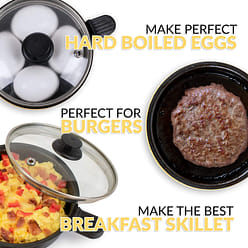 Mini Personal Electric Skillet & Rapid Noodle Maker, Perfect For Healthy Keto 1 each
