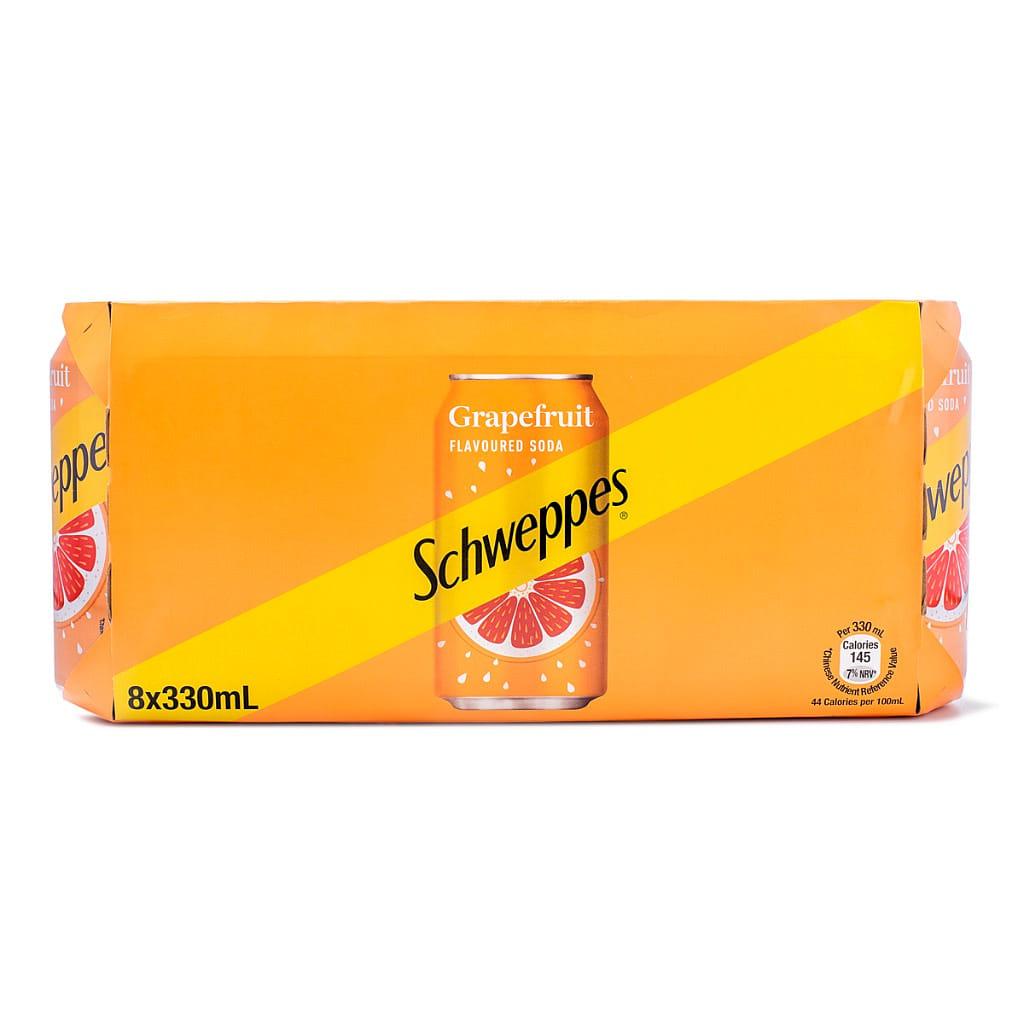 Schweppes Grapefruit Soda 330 ml*8 can