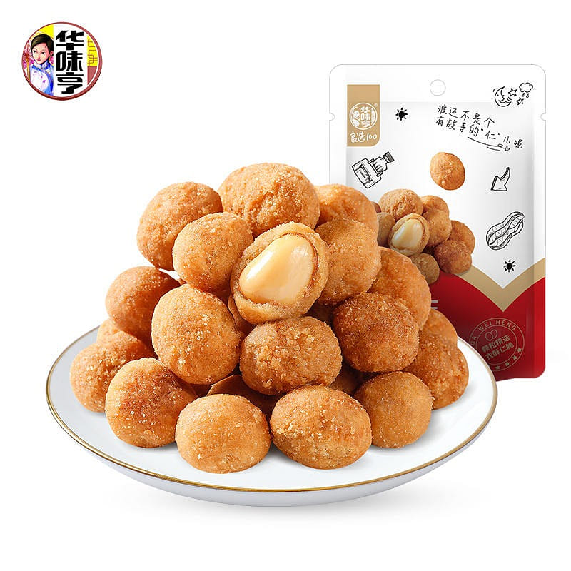 【3包】華味亨 多味花生 微微辣 324 克