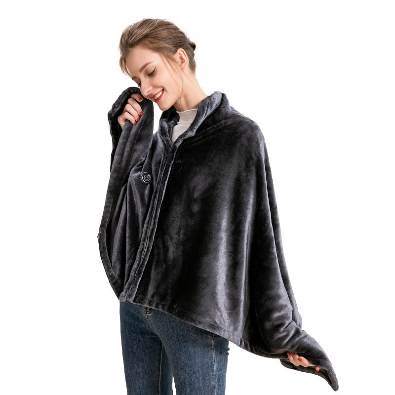 Smart Warming Heating Blanket with USB Charging (power bank not included) 1 each