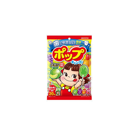 weee_snack_FUJIYA PEKO Green Tea Mixed Fruit Flavor Lollipops 20 count