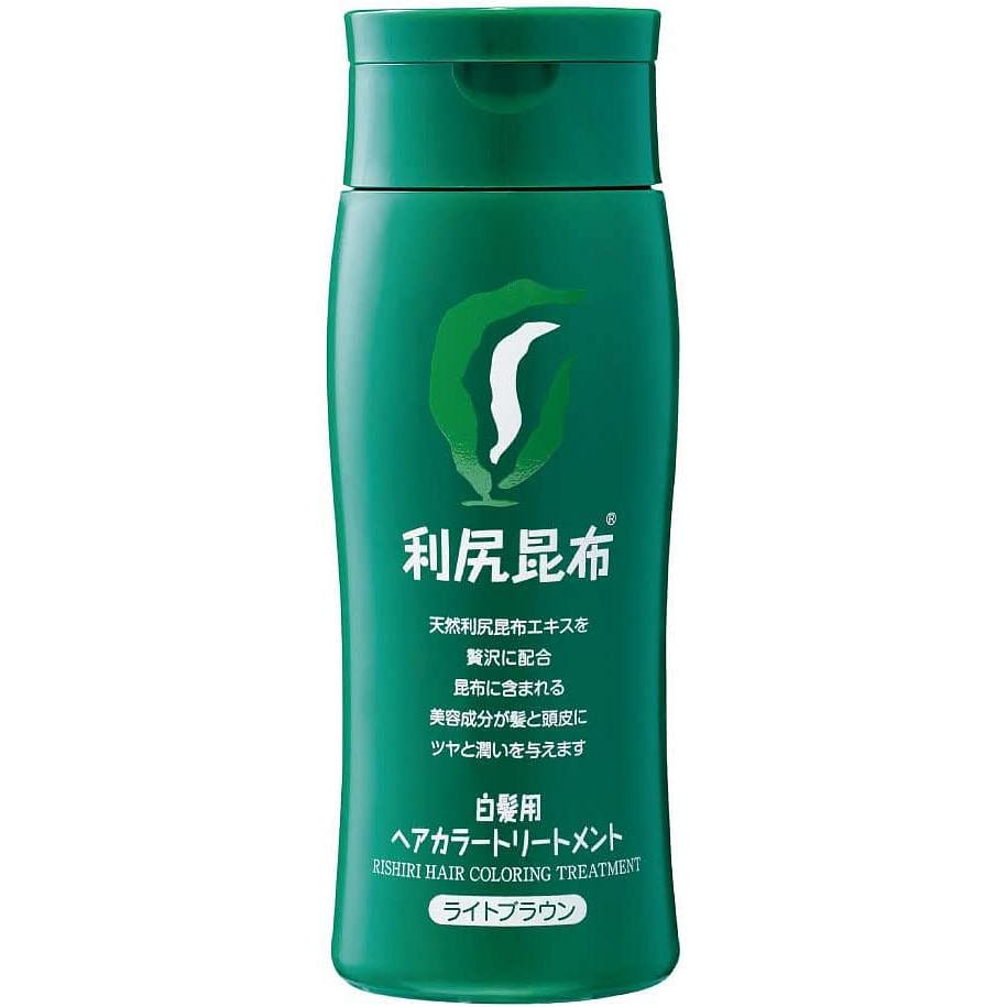 RISHIRI pure plant hair dye light brown 200g 1 ส่วน