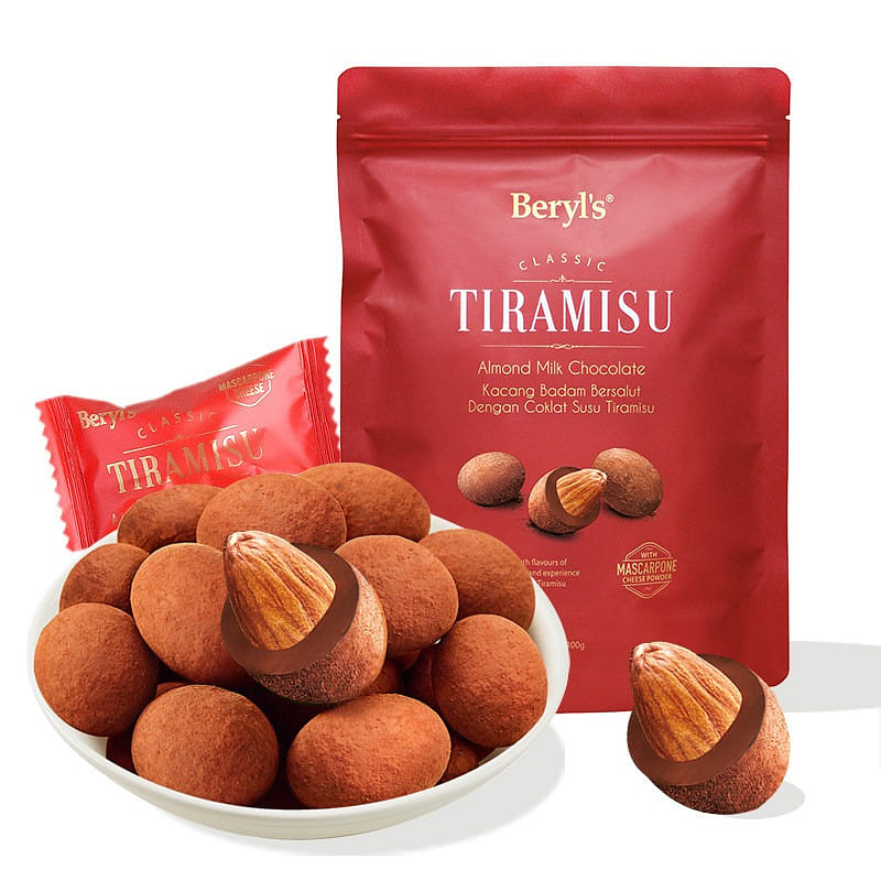 Beryls Tiramisu Almond-Filled Milk Chocolate 300g 300 g