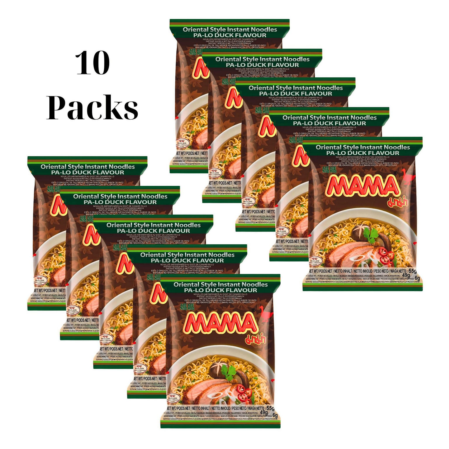 [MAMA] Instant Noodle Pa-Lo Duck Flavor Pack of 10 1 개