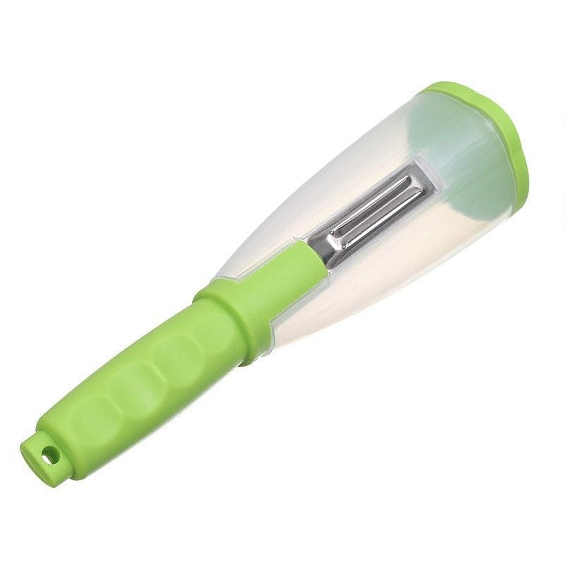 Multifunctional Storage Type Peeling Knife Green 1 count