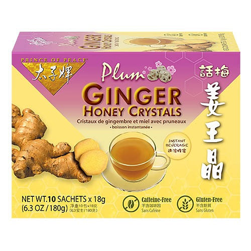太子牌速溶話梅蜂蜜姜王晶, 10小包 1 盒