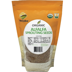 McCabe Organic Alfalfa Sprouting Seeds for Microgreens 1 lb