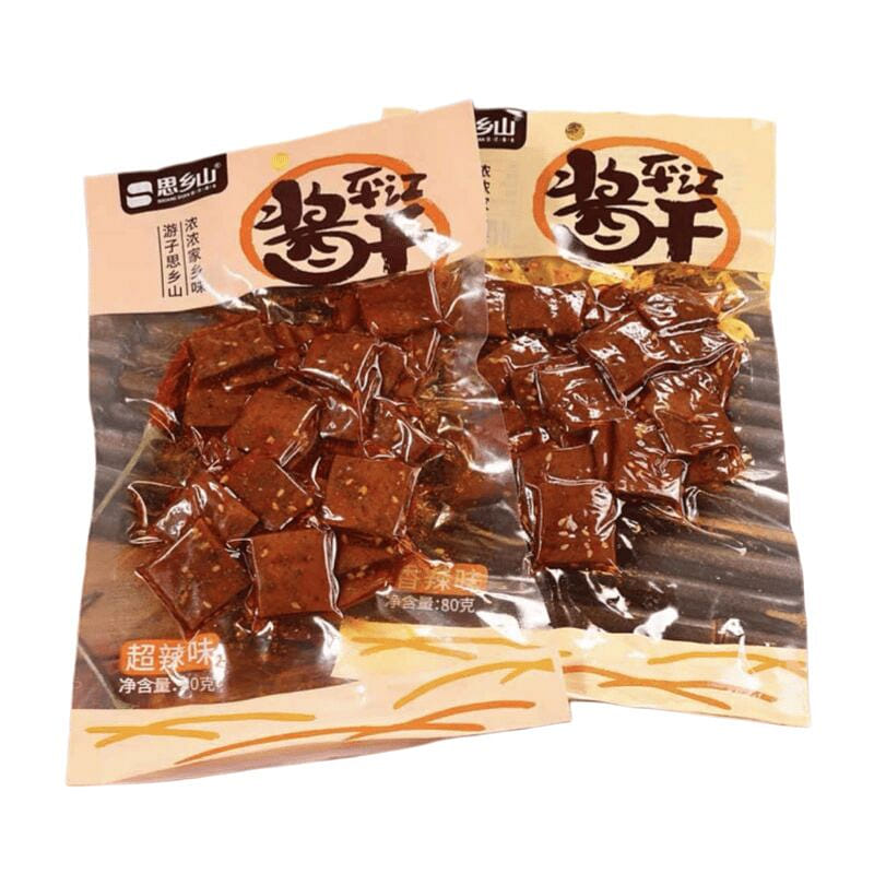Sixiangshan dried beancurd 125g*1 bag spicy. 125 g
