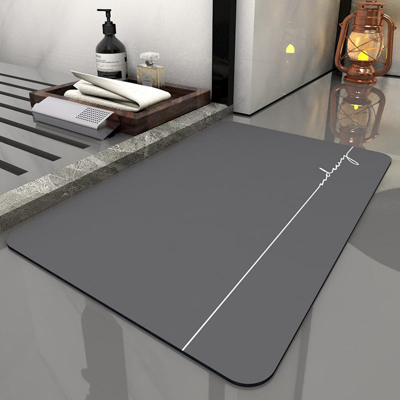 Super Absorbent Diatom Mud Bath Mat Non-Slip Quick Drying,maldengrey 60*40 1 개