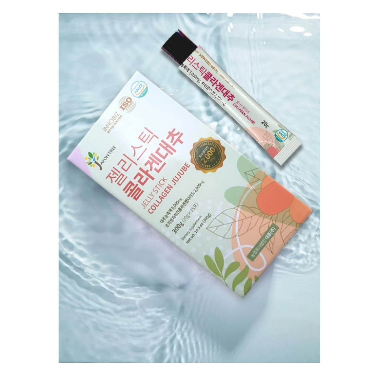 Jayon Tree Collagen Jujube Jelly Stick 15 개입
