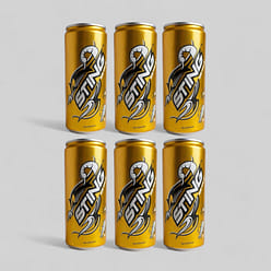 Sting Energy Soft Drink  6 Cans 1 pack
