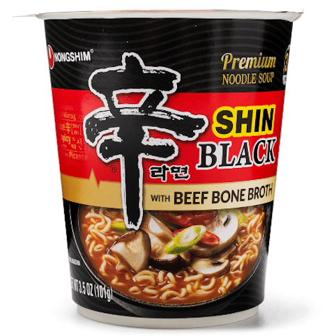 Nongshim 신블랙 프리미엄 국수 1컵 1 개