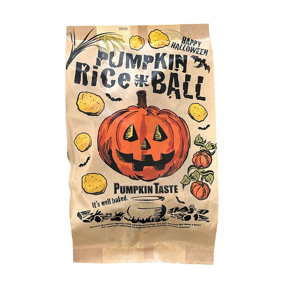 KALDI Halloween Pumpkin Rice Ball 1 each