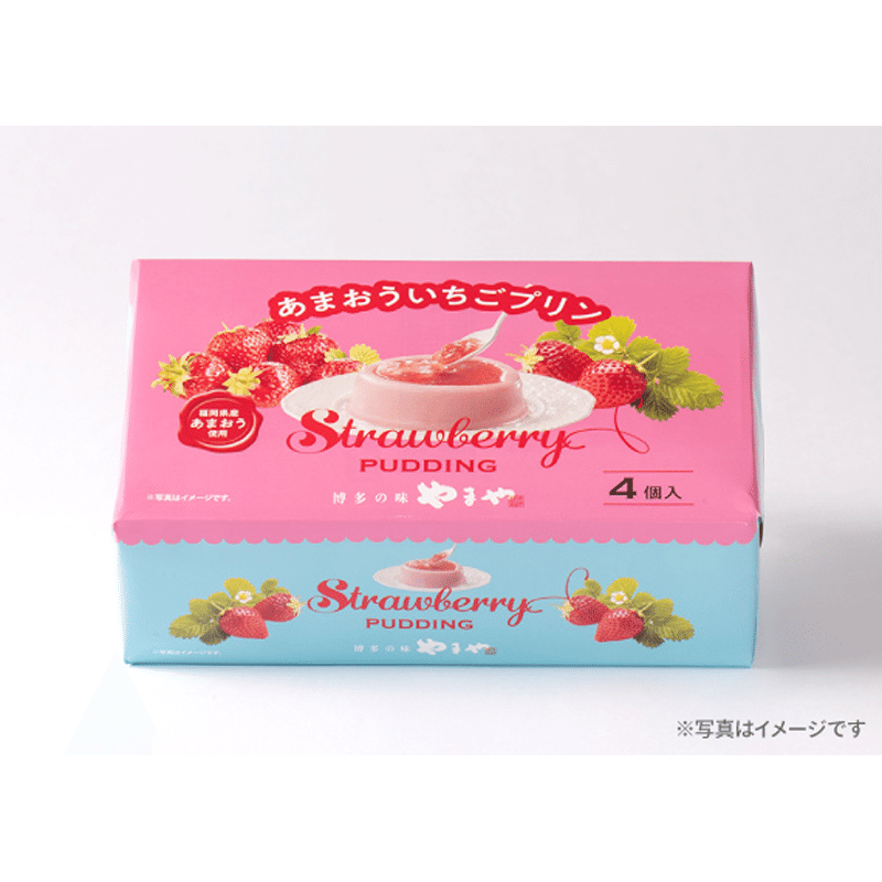 Yamaya Amaou Strawberry Pudding 320 그램