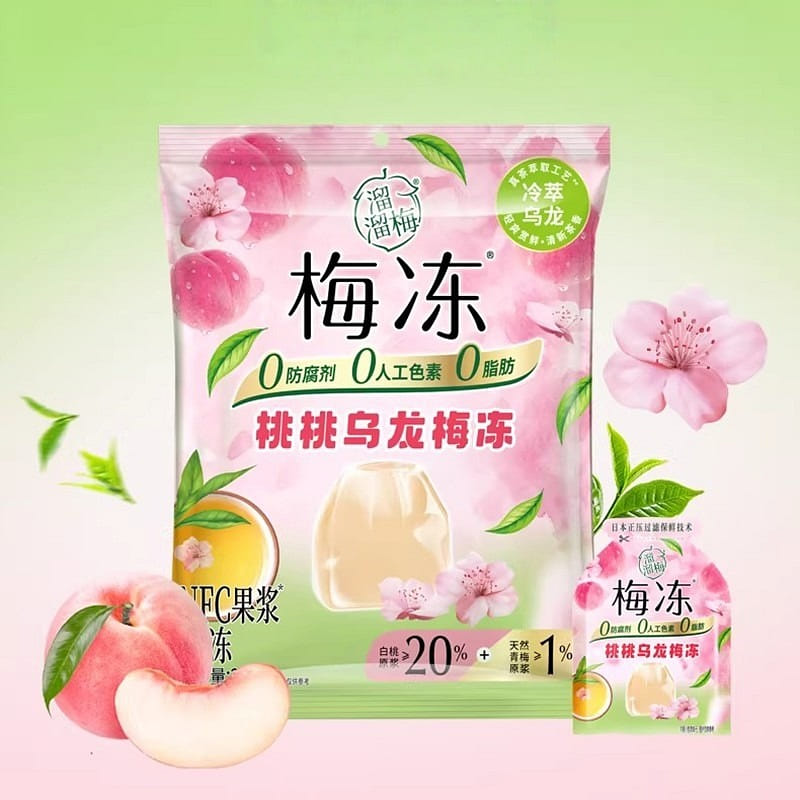 Liuliu Plum peach oolong plum jelly 280g 280 g