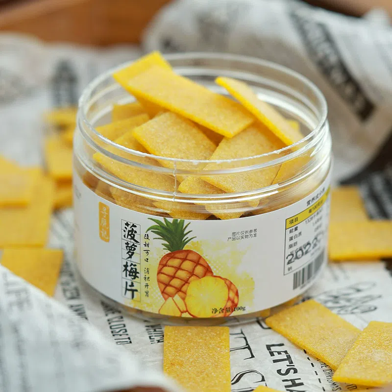 Pineapple and plum slices 100g*1 box 100 그램
